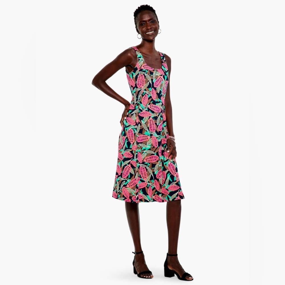 NIC+ZOE Colorful Canopy Sleeveless Dress